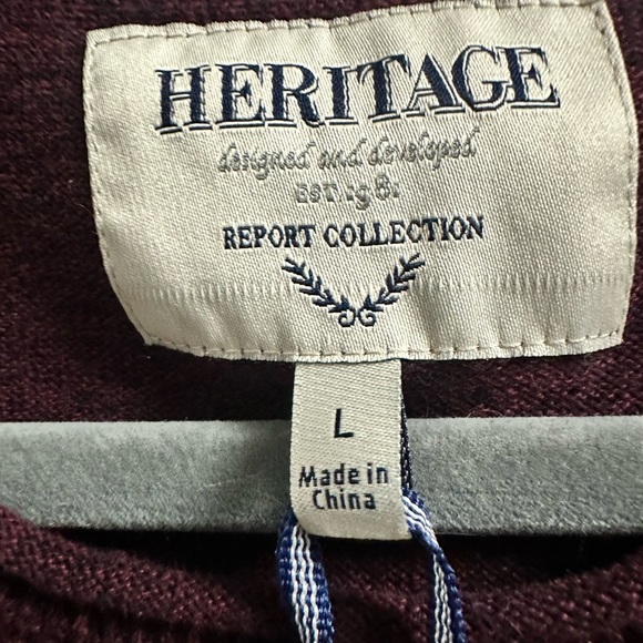 🆕 Heritage Report Collection Sweater Large - Picture 5 of 8